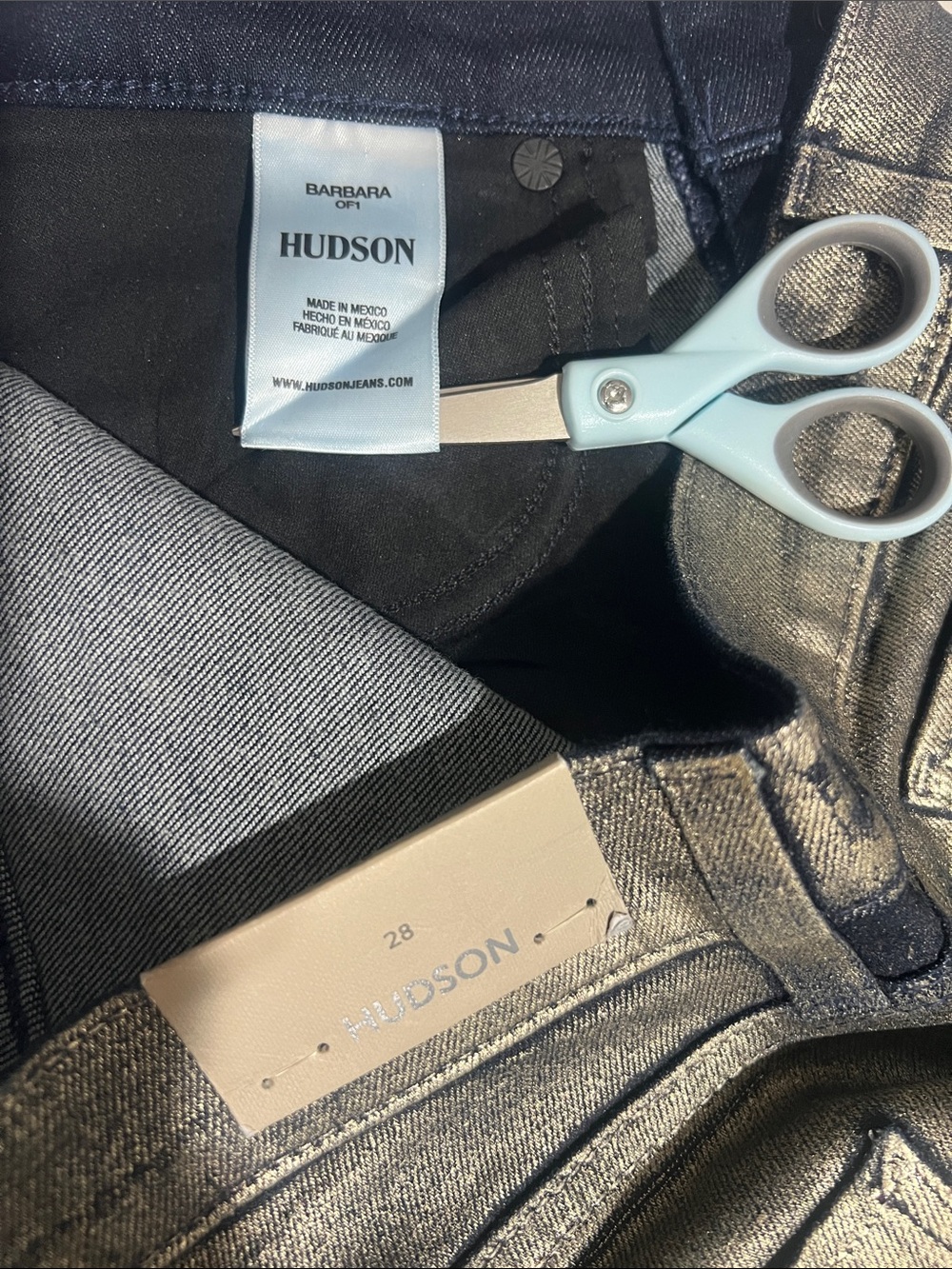 NWT Anthropology Hudson Barbara High-Rise Shine Bootcut Jeans New In Ombré Foil - Picture 12 of 15